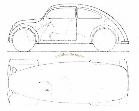 Automéride 22 junio 1934 - Ferdinand Porsche firma el contrato del auto del pueblo