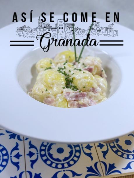 Ñoquis Carbonara sin huevo