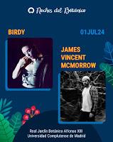 Birdy y James Vincent McMorrow en Noches del Botánico