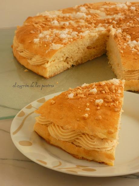 Coca con Crema Musseline de Manises o Cacahuetes