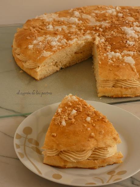 Coca con Crema Musseline de Manises o Cacahuetes
