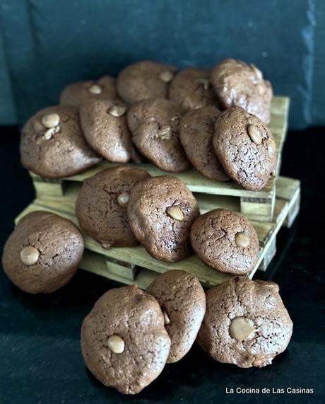 Chocolate Chip Brownie Cookies: Galletas Brownie con chispas de Chocolate #Homenajeblog Chocolate Chip Brownie Cookies: Galletas Brownie con chispas de Chocolate #Homenajeblog
