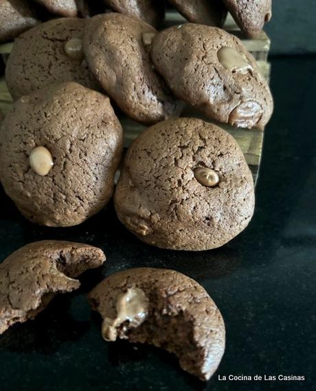 Chocolate Chip Brownie Cookies: Galletas Brownie con chispas de Chocolate #Homenajeblog Chocolate Chip Brownie Cookies: Galletas Brownie con chispas de Chocolate #Homenajeblog