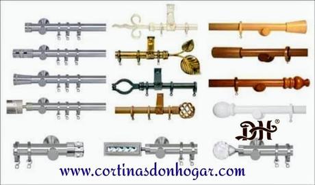 - Colecciones de Barras Cortinas.