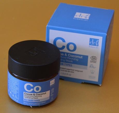 Mascarilla facial hidratante “Cocoa & Coconut Superfood Reviving Hydrating Mask” de DR.BOTANICALS Mascarilla facial hidratante “Cocoa & Coconut Superfood Reviving Hydrating Mask” de DR.BOTANICALS