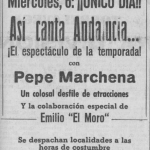 1965:Pepe Marchena y Emilio “El Moro” en el Teatro Pereda