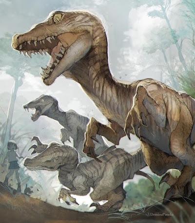 Los majestuosos dinosaurios de Posuka Demizu