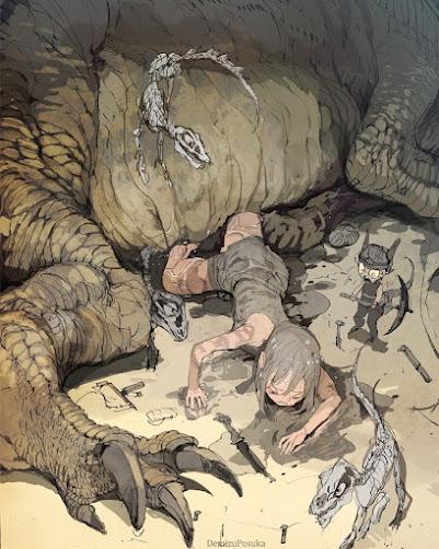 Los majestuosos dinosaurios de Posuka Demizu