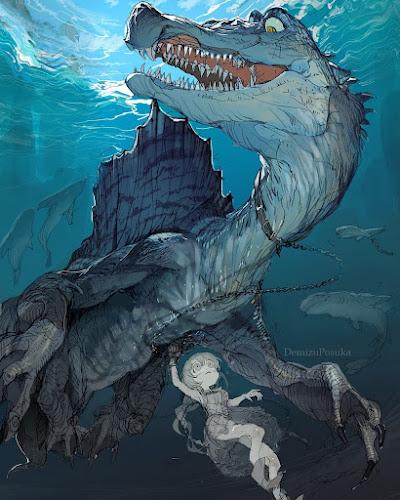 Los majestuosos dinosaurios de Posuka Demizu