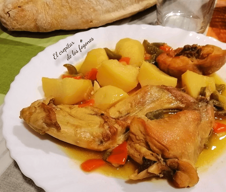 TERNERA A LA JARDINERA CON PATATAS ternera a la jardinera