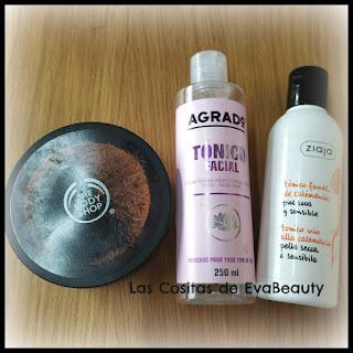 productos terminados, terminados, acabados, empties, blogger, blog de belleza, beautyblogger, higiene, microinfluencer, beauty, belleza, opinion, review, reseña, The Body Shop, Agrado, Ziaja