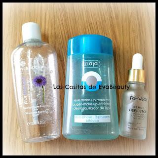 productos terminados, terminados, acabados, empties, beauty, belleza, desmaquillante, ojos, eyes, maquillaje, makeup, blogger, beautyblogger, blog de belleza, microinfluencer, opinion, review, reseña, Yves Rocher, Ziaja, Revox