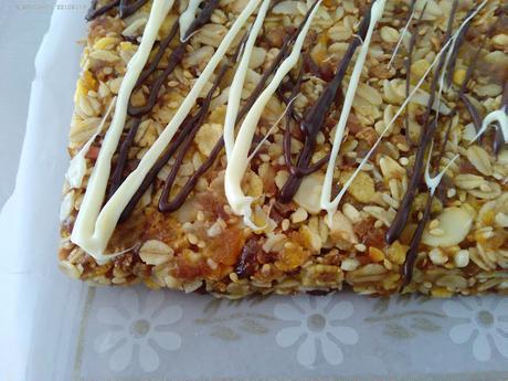 BARRITAS DE CEREALES , FRUTOS SECOS, DÁTILES Y OREJONES DE ALBARICOQUE