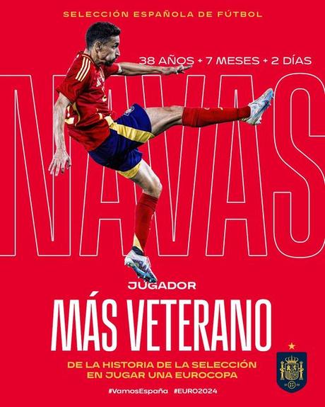 Jesús Navas se convierte en el español más veterano en un gran torneo