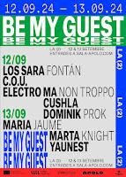 Be My Guest tiene Barcelona Edition 2024 en Sala Apolo