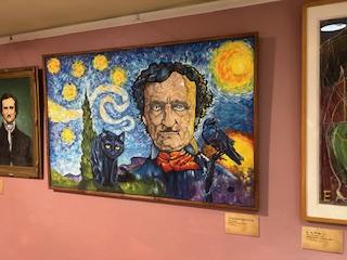 De luces y sombras. Los colores en la literatura y en la obra de Edgar Allan Poe: ponencia de Nery Santos Gomez en el Gran Casino de Madrid en marzo del 2022, con fotos del museo de Richmond, Virginia 2024