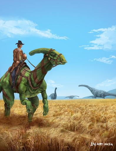 Unas cuantas ilustraciones dinosaurianas... (XCII)