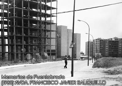 Avenida de Francisco Javier Sauquillo en 1980