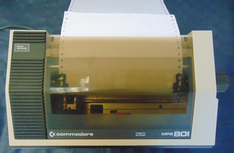 Commodore 64C: Impresora MPS-801 Commodore 64C: Impresora MPS-801