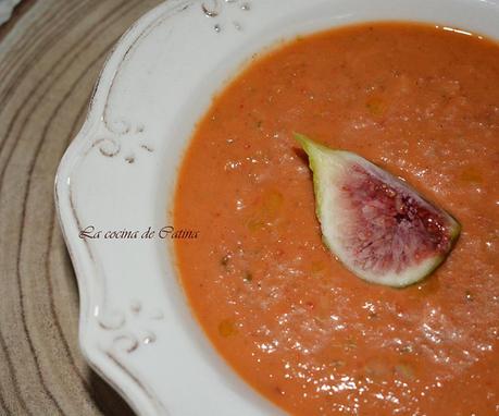 Gazpacho de higos Gazpacho de higos