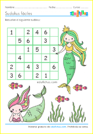 Sudoku del mar. Sudokus para imprimir Sudoku del mar. Sudokus para imprimir