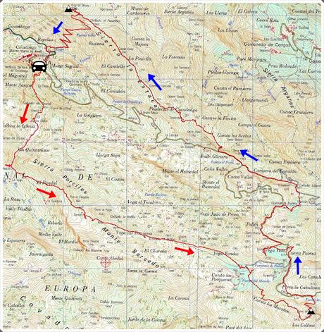 Covadonga-Orandi-La Porra d´Enol-Priena