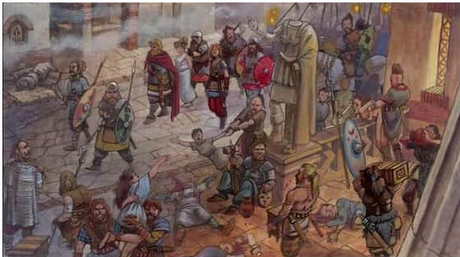 CUANDO LAS AGUAS DEL RIN SE TIÑERON DE ESPUMA ROJA. BATALLA DE ARGENTORATUM( 357). LAS CAMPAÑAS DE JULIANO Y VALENTINIANO I EN LA GALIA. CUANDO LAS AGUAS DEL RIN SE TIÑERON DE ESPUMA ROJA. BATALLA DE ARGENTORATUM( 357). LAS CAMPAÑAS DE JULIANO Y VALENTINIANO I EN LA GALIA.