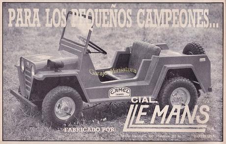 Jeep a escala a motor de la empresa Comercial Le Mans