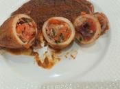 Calamares rellenos con... gambas