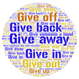 Give it away!: Phrasal Verbs con Give