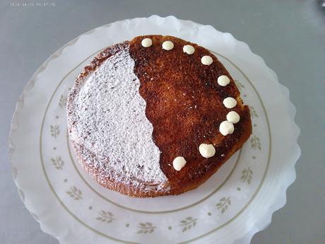 BIZCOCHO DE ALMENDRAS CON CHOCOLATE BLANCO Y SIN GLUTEN
