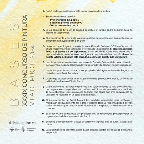 XXXIX CONCURSO DE PINTURA VILA DE PUÇOL