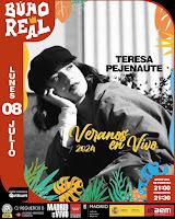 Concierto de Teresa Pejenaute en Búho Real dentro de Veranos en Vivo