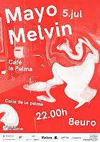 Concierto de Mayo Melvin en Café la Palma