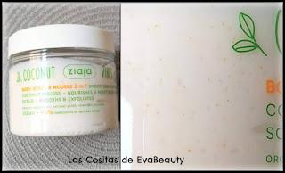 Exfoliante y Mousse corporal 2 en 1 Coconut Vibes de Ziaja Exfoliante y Mousse corporal 2 en 1 Coconut Vibes de Ziaja Online Cosmeticos beauty belleza blogger beautyblogger microinfluencer blog de belleza low cost nuevo post new post opinion reseña review novedades nueva gama