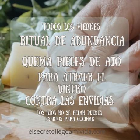 Ritual de los ajos para la Abundancia