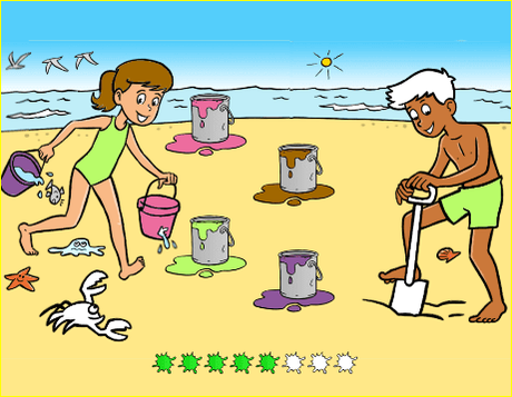 Simon en verano. Fichas de repaso