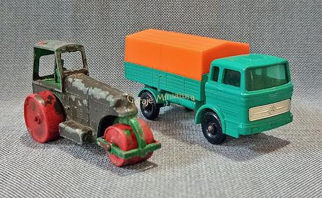 Aveling-Barford Road Roller y Mercedes Truck nos pieza #1 de Matchbox