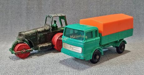 Aveling-Barford Road Roller y Mercedes Truck nos pieza #1 de Matchbox