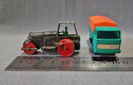 Aveling-Barford Road Roller y Mercedes Truck nos pieza #1 de Matchbox