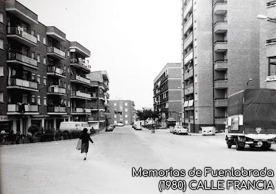 Calle Francia en 1980