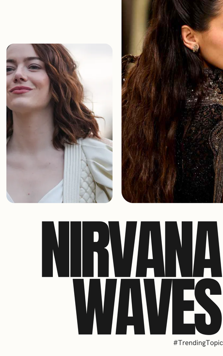 Nirvana waves peinado cabello tendencia Nirvana waves que son como se hacen productos pelo peinados rulos argentina