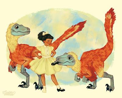 Los encantadores dinosaurios de Lauren Illustrated