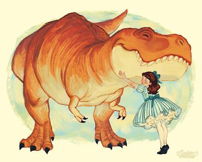 Los encantadores dinosaurios de Lauren Illustrated