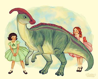 Los encantadores dinosaurios de Lauren Illustrated