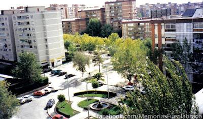 La plazoleta de la calle Francia a finales de los años 90