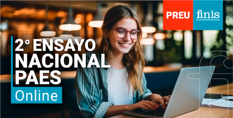 2° versión del Ensayo Nacional PAES de la Universidad Finis Terrae que se realizará ONLINE del 8 al 28 de julio del 2024.