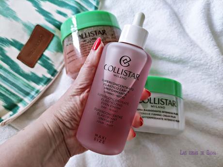 Collistar rutina corporal bodycare nuevo sérum Superconcentrado Elastizante Alisador beauty alta cosmética belleza