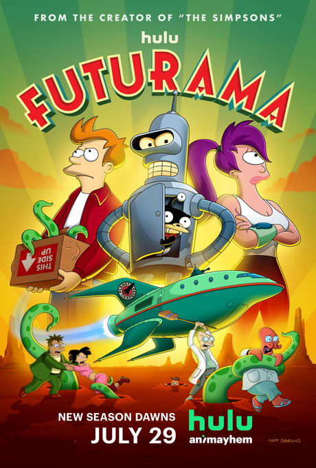 Hulu estrena el tráiler de la duodécima temporada de ‘Futurama’. Estreno el 29 de julio.