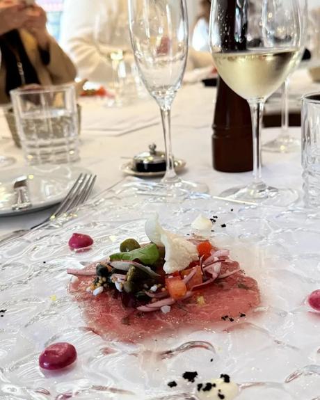 carpaccio de llama jujeña y trufa